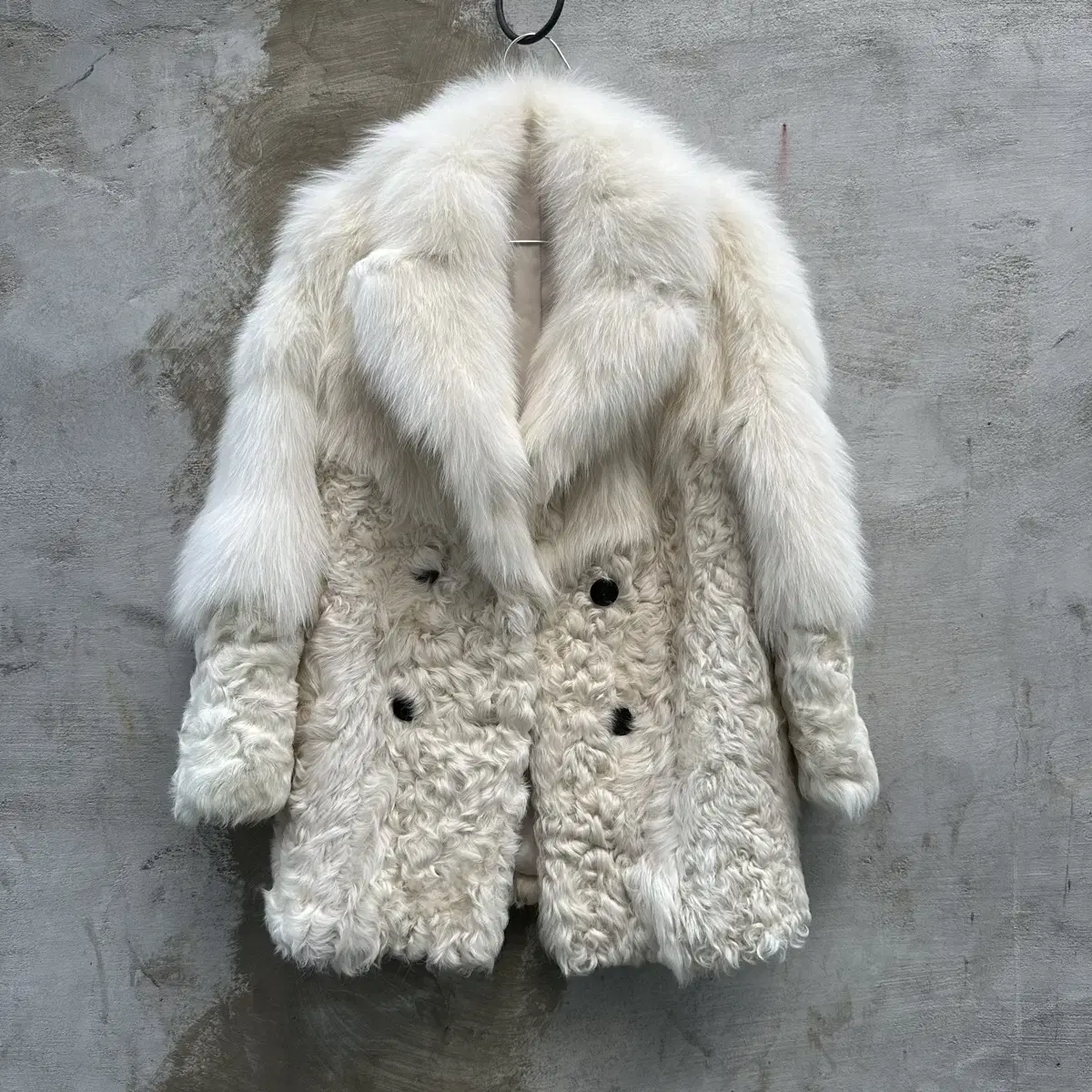 Fox x lamb real fur jaket